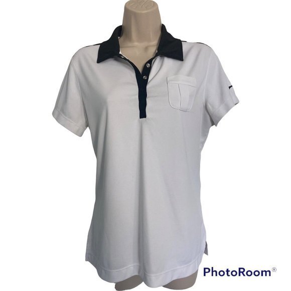 Slazenger Tops - - Slazenger Womens Size Large White Golf Tee Top Stretchy activewear Polo …